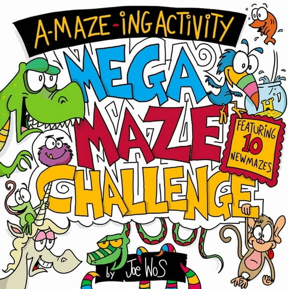A-Maze-Ing Activity Books A-Maze-Ing Activity: Mega Maze Challenge, (Paperback)
