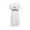 White, variant on Wensltd Women's Sleepshirts Short Sleeve Spring Cozy weight Round Neck Nightdress Valentine's Day