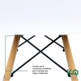 thumbnail image 4 of Silla Tipo Eames Moderna Set 4 Pzas Para Comedor Minimalista blanco, 4 of 7