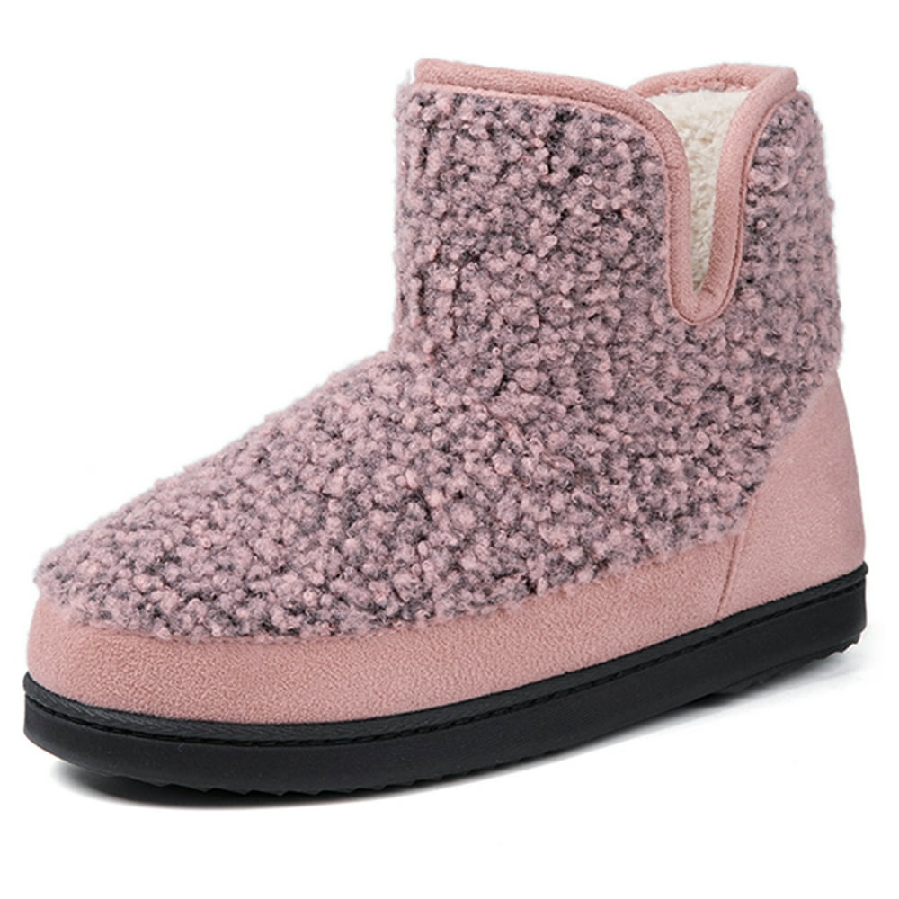 RockDove RockDove Women's Fuzzy Fleece House Bootie Memory Foam