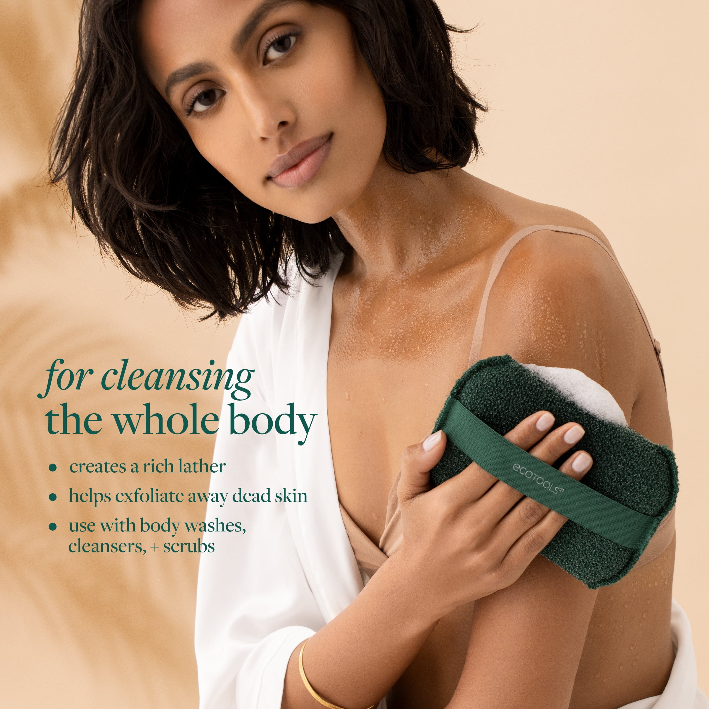 EcoTools Extra Large Body Buffer Bath Sponge for Exfoliating and Cleansing