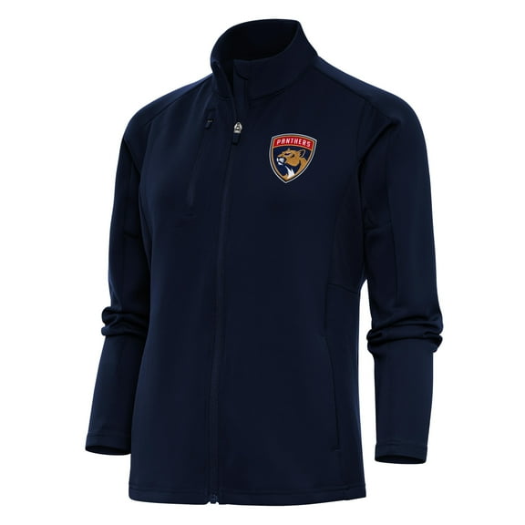 Women's Antigua Navy Florida Panthers Team Logo Generation Full-Zip Jacket