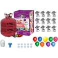 thumbnail image 1 of HELIUM Tank BLUE RIBBON BALLOON TIME con 50 globos y accesorios, 1 of 9