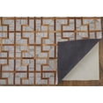 thumbnail image 5 of 5' X 8' Tan Brown And Gray Geometric Hand Woven Area Rug, 5 of 5