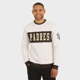thumbnail image 4 of Men's Darius Rucker Collection by Fanatics  Cream San Diego Padres Colorblock Crewneck Sweatshirt, 4 of 6