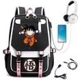 thumbnail image 4 of Mochila Dragon Ball Z Para Mujeres , Escolar Para Ordenador Para Hombres De Estudiante , Bolsa De Viaje (Interfaz USB E De Auriculares), 4 of 4