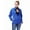 Blue, variant on Women's Waterproof Hooded Rain Jacket Windbreaker Lightweight Packable Wind Coat Jogging Jacket