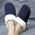 thumbnail image 3 of Women's Soft Memory Foam House Slippers Comfort Warm Slip on House Shoes Fuzzy Plush Fleece Bedroom Shoe Slippers for Women Indoor Outdoor Use, 3 of 8