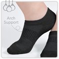 thumbnail image 6 of PLHWHYQ Kids Ankle Socks Breathable Short Socks For Sports School Daily Wear Soft Comfortable Casual Socks for Kids Black 5-14 Years, 6 of 6
