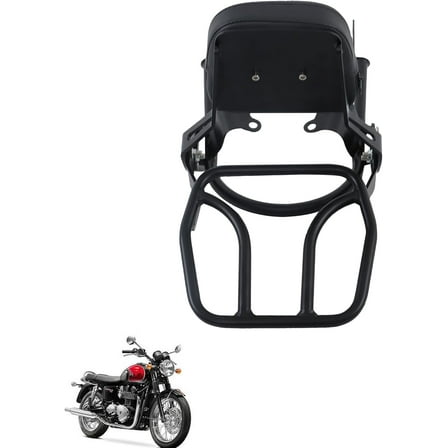 labwork Rack Backrest Sissy Bar with Luggage Rack Replacement for T100 2017-2024, T120 2016-2024