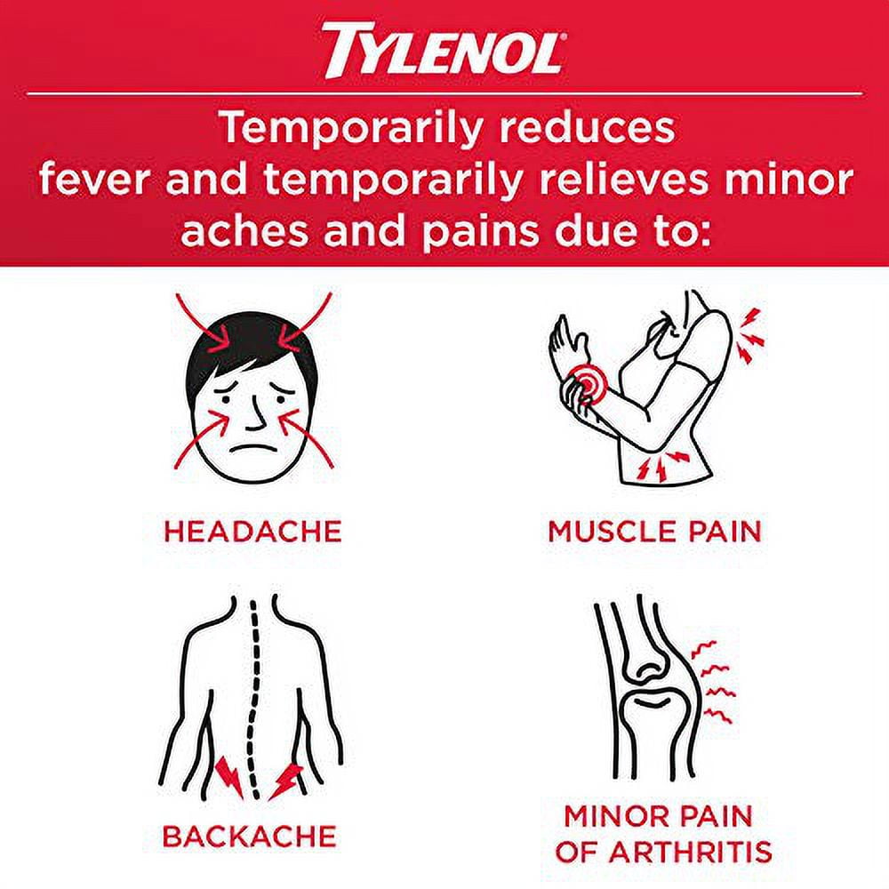 Tylenol 8 Hour Arthritis Pain Tablets with Acetaminophen for Joint Pain, 100 ct