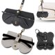 thumbnail image 1 of Bolsa de cuero suave para gafas de sol, 2 fundas para gafas de sol, funda portátil para gafas, bolsa para gafas de sol, bolsas para gafas con cordón para gafas de sol, funda protectora de, 1 of 7
