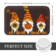 thumbnail image 2 of Gukieu Fall Gnomes Print Dust-proof Floor Mats, Water-absorbent and Non-slip Flannel Door Mats 16x24in, Home Decoration Suitable for Kitchen, Bathroom, Garage, 2 of 7