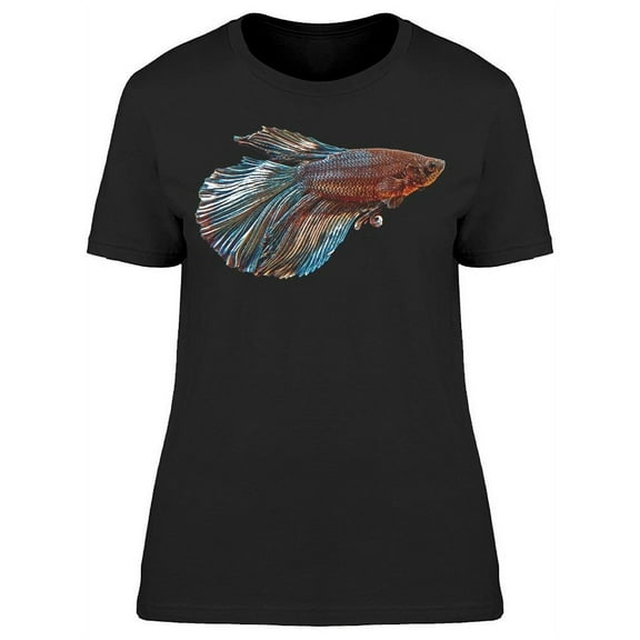 Bluish Brownish Siam Betta T-Shirt Women -Image by Shutterstock, Female x-Large