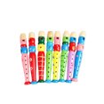 thumbnail image 4 of Wood Flute Painted 6 Hole Children Musical Instrument Sound Toy Colorful Training Clarinet Early Education Music Color Random, 4 of 9