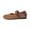Brown, variant on Comfortable Work Shoes, Women Shoes Slip On, Womens Mary Jane Flats, Womens Mary Jane Flats With Strap,Faux Suede Black Flats Shoes,Flats Shoes Women Dressy Comfortable, Gray 5.5