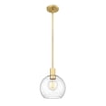 thumbnail image 3 of 1 Light Pendant In Modern Style-11 Inches Tall And 9.75 Inches Wide-Brushed Nickel Finish-Clear Seedy Glass Color Z-Lite 7501P10-Bn, 3 of 7