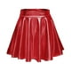thumbnail image 1 of plisada de moda, accesorios de ropa, plisado ligero y versátil para mujer Rojo Medio Yuyangstore Falda plisada metalizada, 1 of 8