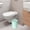Green, variant on Trash Can, Small Plastic Waste Basket for Bathroom, Kitchen, Office & Bedroom – Compact Garbage Bin