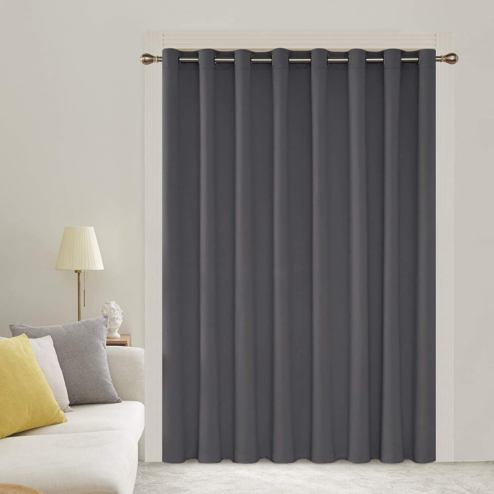 Deconovo Blackout Curtains 1 Panel Wide Width Curtain Room Darkening