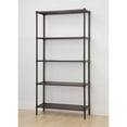 thumbnail image 5 of TRINITY 36"W x 14"D x 72"H 5-Shelf Slat Shelving Unit, 1750 lb Capacity, Dark Bronze, 5 of 5