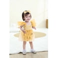 thumbnail image 2 of Body sin mangas con volantes y tul para niña de 0 a 3 m, amarillo, 2 of 6