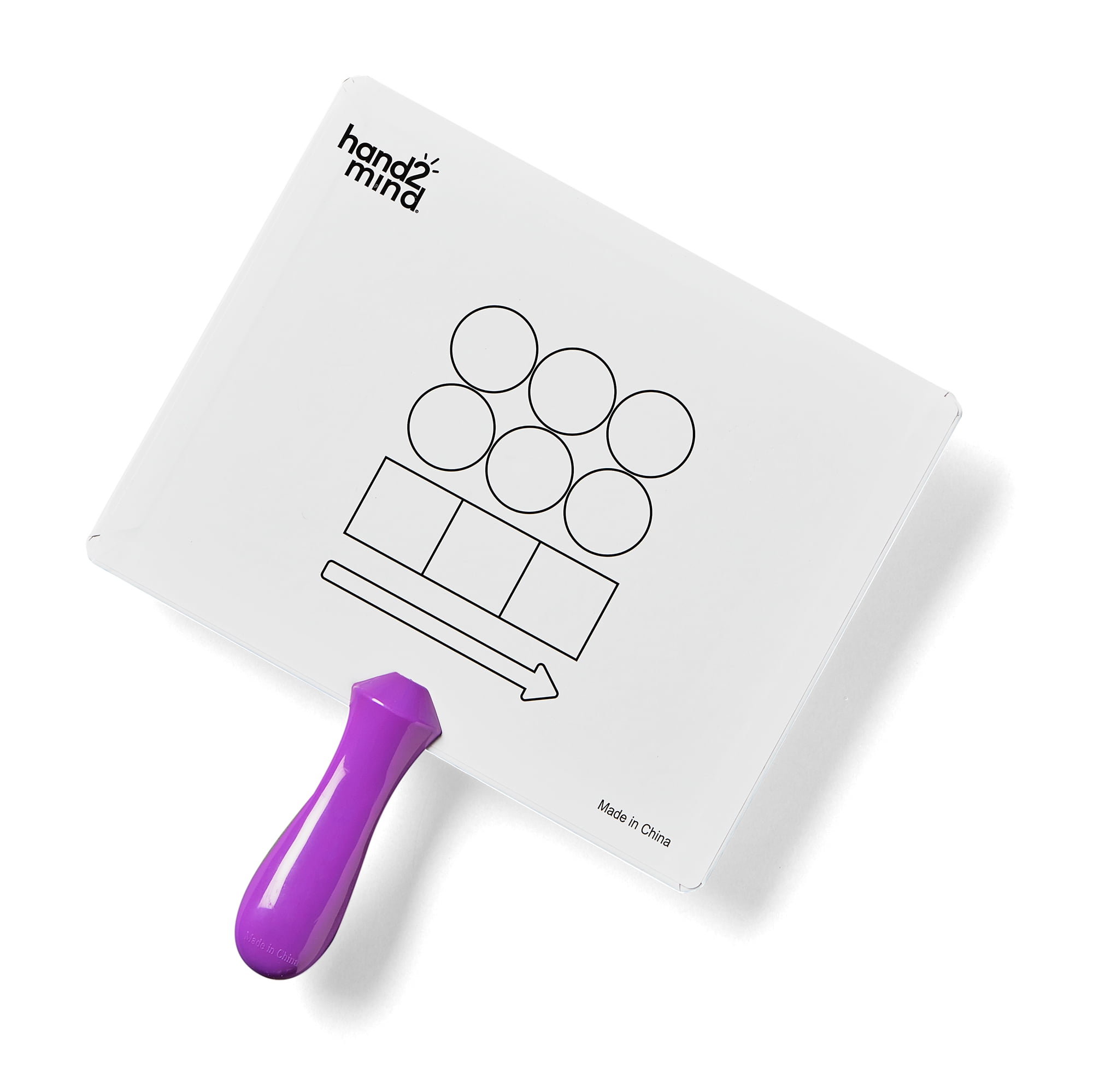 hand2mind Elkonin Box Magnetic Answer Board, Word Mapping Paddles, Elkonin Boxes Dry Erase&nbsp;Blending Board, Phonemic Awareness, Phonics Manipulatives