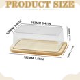 thumbnail image 4 of Butter and Cheese Storage Box - Rectangular Butter Preservation Container with Airtight Lid, Refrigerator Box for Butter, Cheese, Food Fresh Keeper, 4 of 9