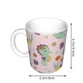 thumbnail image 2 of Yiaed Fish Seahorse Print Ceramics Coffee,Large Handle Design,Extra Large Tea and Coffee Cup for Office and Home Mugs, 2 of 6
