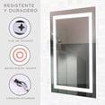 thumbnail image 2 of ESPEJO RECTANGULAR CON LUZ LED DE 60X80CM, MARCA GRAVITA, 2 of 7