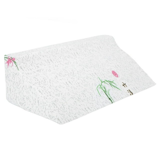 Side Wedge Pillow for Sleeping Bed Wedge Pillow Reducing Back Pain Washable R Shaped Flip Pillow for Bedridden Patients 50x25x15cm