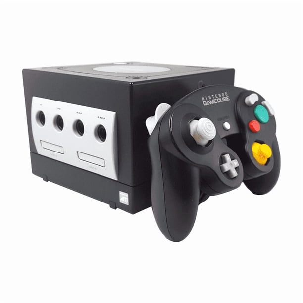 Nintendo - Gamecube Console with Power/AV Cables and Controller - Black (Refurbished)