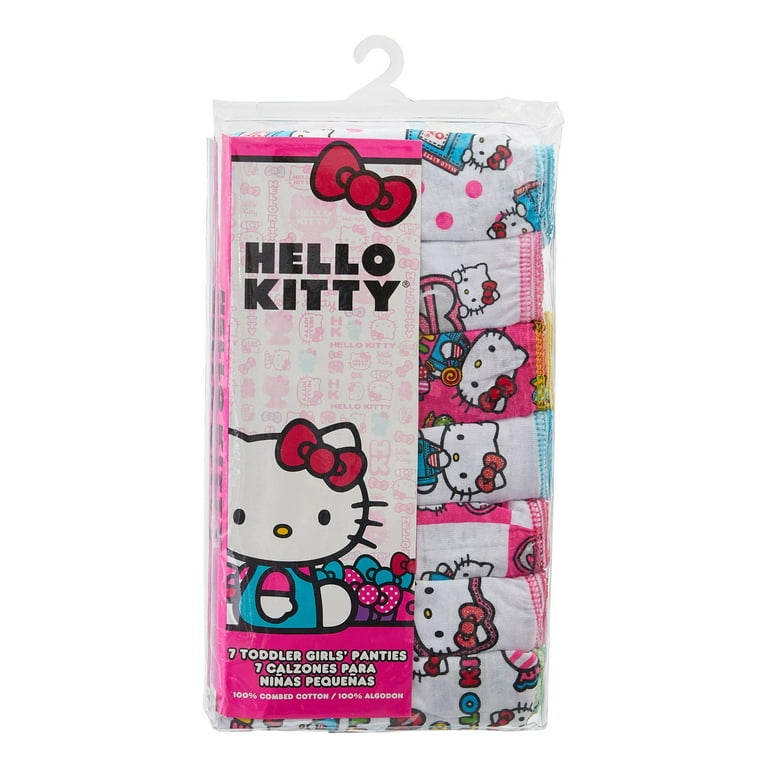 Handcraft Little Girls' Hello Kitty Underwear (Pack of 7) : :  Clothing, Shoes & Accessories