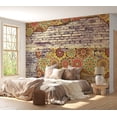 thumbnail image 6 of Tiptophomedecor Background & Patterns Wallpaper Wall Mural - Brick Wall and Mosaic, 6 of 8