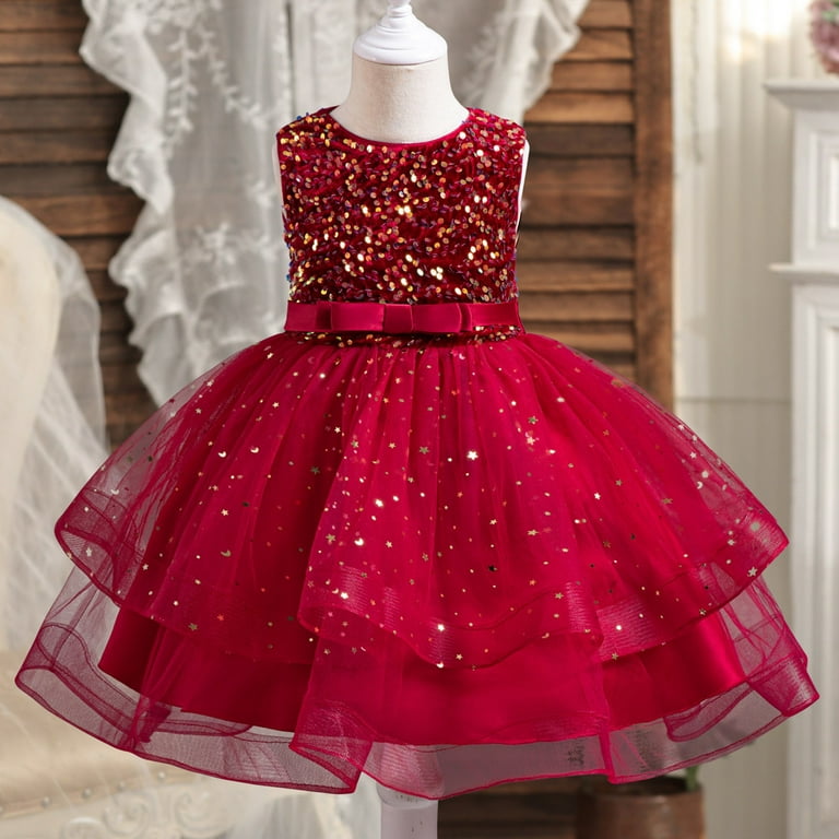 LUOGENLI Dresses for Girls 5-6 Years Old Child Girls Pageant Dress Party Bow Knot Sleeveless Gown Dresses Dresses for Girls 10-12 Years Old Red 2-3 Years - Walmart.com LUOGENLI Dresses for Girls 5-6 Years Old Child Girls Pageant Dress Party Bow Knot Sleeveless Gown Dresses Dresses for Girls 10-12 Years Old Red 2-3 Years - Walmart.com