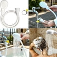 thumbnail image 4 of Shower Head For Tub Sink Garden, Dienrx Shower Attachment With Flexible Hose & Fastening Clamp For Hair Washing, Bath Rinse, 1Pc, 4 of 6