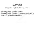 thumbnail image 2 of Transit Auto Front Disc Brake Rotors and Ceramic Pads Kit for Car Hyundai Elantra K8T-100514, 2 of 11