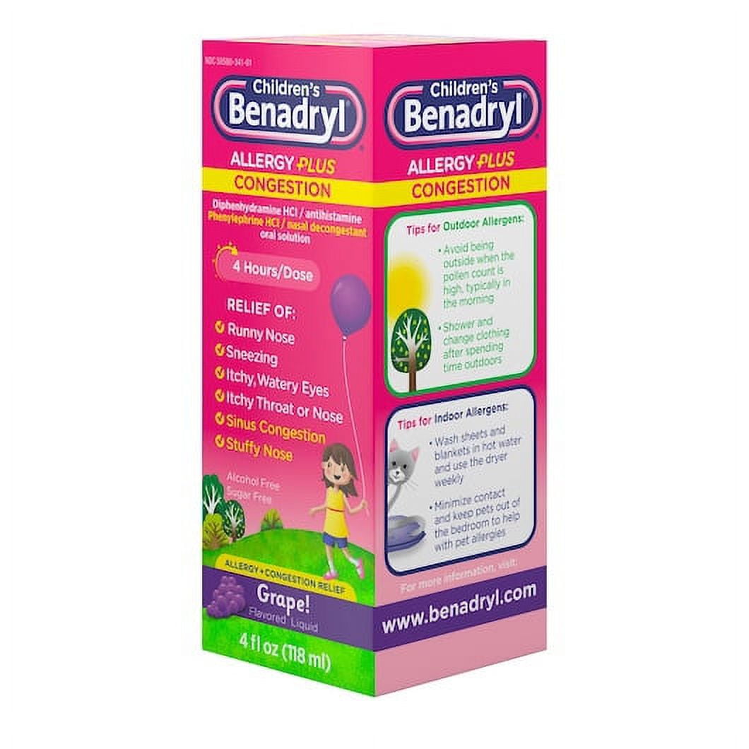 Benadryl for congestion deals