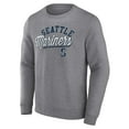thumbnail image 2 of Men's Fanatics Heather Gray Seattle Mariners Simplicity Pullover Sweatshirt, 2 of 3