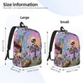 thumbnail image 3 of Yiaed Sky Sunflower Skull Print Backpack, Premium Laptop Backpack, Travel Backpack for Women, Lightweight Backpacks, Comfortable Back Pack-Small, 3 of 5