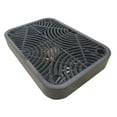 thumbnail image 2 of Caja de para gatitos, tabla para pies, se mantiene ordenada, antideslizante, fácil de limpiar, lavable, práctica, portátil, accesorio para caja Negro, 2 of 8
