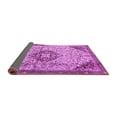 thumbnail image 2 of Ahgly Company Indoor Rectangle Medallion Purple Traditional Area Rugs, 4' x 6', 2 of 4
