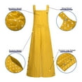 thumbnail image 6 of hgsbede Jumpsuits for Women's Sleeveless Overalls Jumpsuit Casual Dot Print Summer Wide Leg Bib Pants, 6 of 7