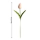 thumbnail image 3 of Worallymy Mini flor artificial para el hogar oficina decoración floral fiesta de boda decorativa flor falsa de poliuretano rosa claro Worallymy JD735806167, 3 of 7