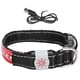 thumbnail image 1 of Collar ajustable para mascotas LED, recargable por USB, iluminación suave para perros, collar de seguridad nocturna, cuero rojo S, 1 of 8