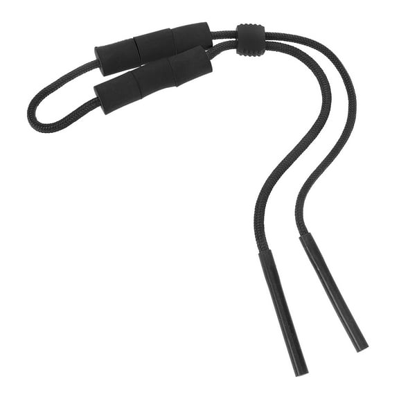 LULULION Floating Glasses Strap for Men Black Polyester Comfortable Eyewear Retainer