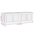 thumbnail image 5 of vidaXL Patio Storage Box Outdoor Cushion Storage with Bag Solid Wood Teak, 5 of 58