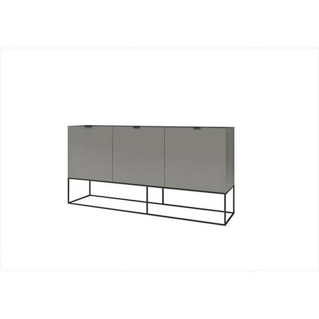 Casabianca Modern Vizzione Engineered Wood Buffet-Server in Gray