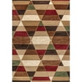 thumbnail image 4 of JONATHAN Y UNIQUE 8 x 10 Area Rug, Kehoe Retro Diamonds Geometric - Red/Brown/Cream, UNQ101B-8, 4 of 10