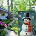 thumbnail image 4 of PHYHOO  Welcome Winter Garden Flag Double Sided, Burlap Small Snow Garden Yard House Flags with Snowman for Winter Outside Outdoor Decoration White, 4 of 6